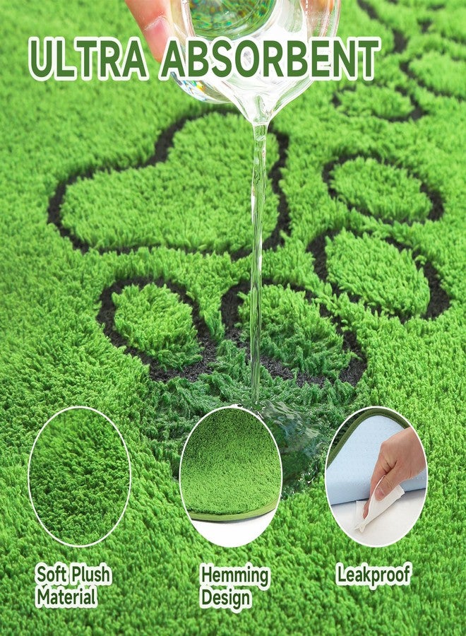 Homimp Washable Pee Pads for Dogs, 1 Pack Super Absorbent Reusable Puppy Pads,Green Long Wool Fake Grass for Potty Training, Upgrade Non-Slip and Leak-Proof,Floor,Couch,Bed and Crate,Green 63"×72" - Image 4
